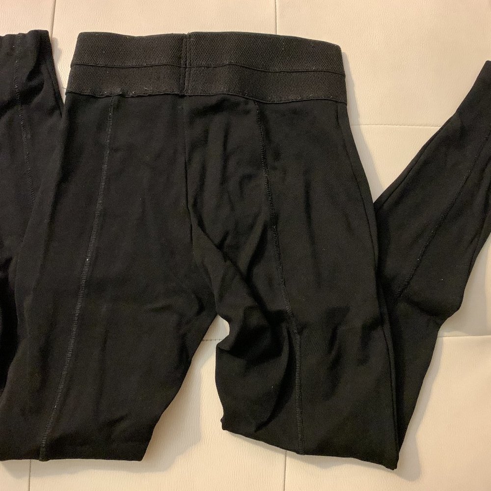 zara leggings side zipper
